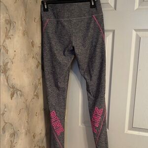 Gray and Pink Leggings. Brand New